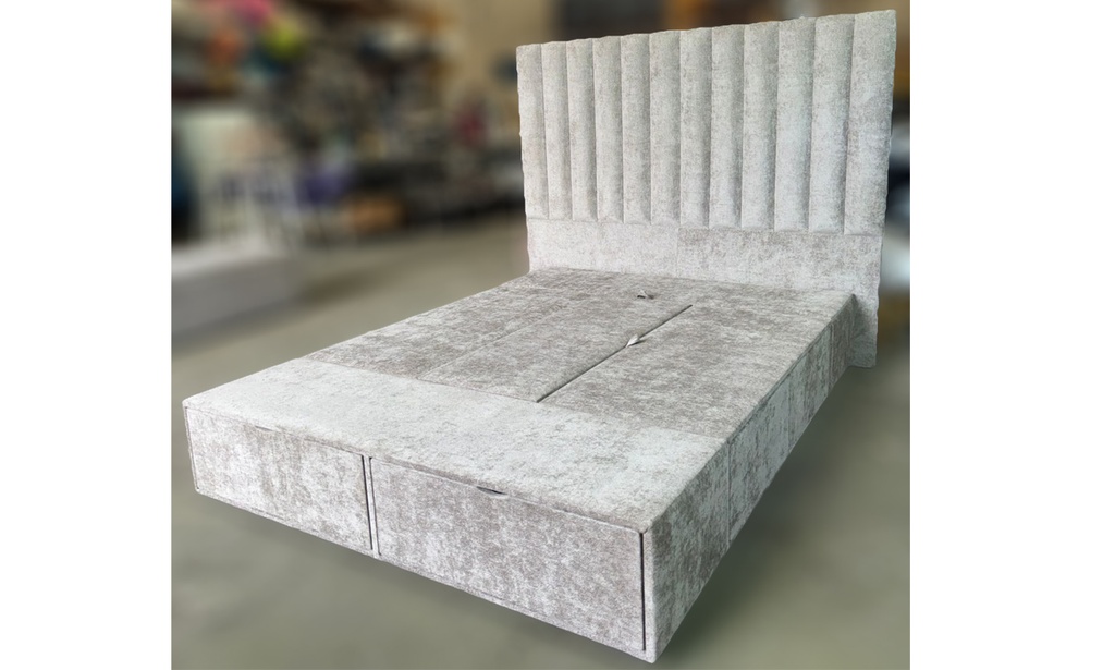 Base Sommier 6 Cajones 2 Bauleras 1.40x1.90 Especial